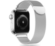 Apyrankė Apple Watch 4 / 5 / 6 / 7 / SE (42 / 44 / 45 mm) Tech-Protect Milaneseband sidabro spalvos