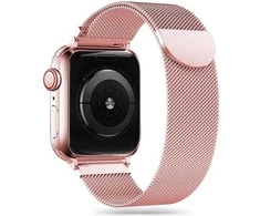Tech Protect Išmaniojo laikrodžio Apple 1/2/3/4/5 metalinis dirželis, Rožinės spalvos, 38/40mm