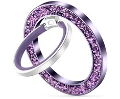 Tech-Protect MMR200 magnetinis laikiklis / ring su MagSafe – violetinės spalvos su crystals