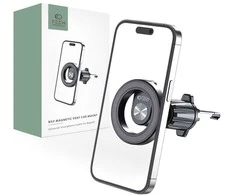 Tech-Protect N53 automobilinis telefono laikiklis su MagSafe oro grotelėms – juodos spalvos