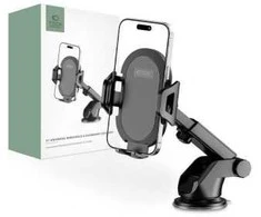 Tech-Protect V1 Car telefono laikiklis for Windshield/Cockpit – juodos spalvos