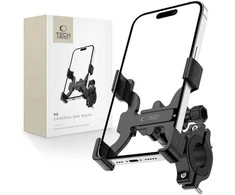 Tech-Protect V3 telefono laikiklis dviračiui on the handlebar – juodos spalvos