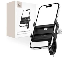 Tech-Protect V4 telefono laikiklis dviračiui handlebars – juodos spalvos