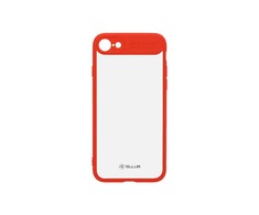 Tellur Raudonas permatomas dėklas iPhone 8