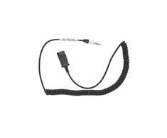 Tellur QD to Jack 3.5mm 4 Pole Adapteris Cable 2.95m Juodas