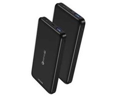USAMS Universal US-CD92 QC3.0 Power Bank 10000mAh Juodas