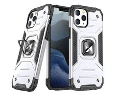 Wozinsky Ring Armor dėklas skirtas iPhone 13 Pro Max, sidabrinis