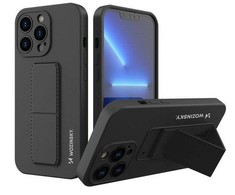 Wozinsky Kickstand dėklas skirtas iPhone 13 Pro Max, juodas