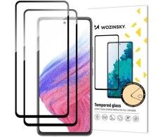 Wozinsky 2x Full Glue Apsauginis stiklas Samsung Galaxy A54 5G 9H Full Screen Apsauginis stiklas with Juodas Frame