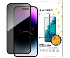 Wozinsky Privacy Glass Apsauginis stiklas Privacy with Anti-spy Filter for Apple iPhone 16 Plus