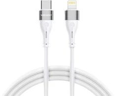 Wozinsky WSTCL1 Lightning / USB-C PD 27W kabelis 1 m – baltos spalvos