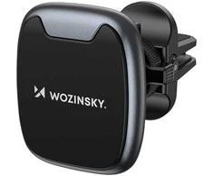 Wozinsky WUMTK magnetinis telefono laikiklis automobiliui air vent – juodos spalvos
