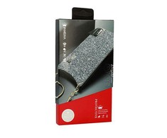 Dėklas Yameina Apple iPhone XR Shiny Case BAG Sidabrinis