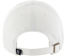47 Brand Kepurė su snapeliu '47 New York Yankees Clean Up balta B-RGW17GWS-WHF