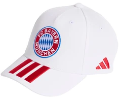 Adidas Kepurė su snapeliu FC Bayern Monachium balta ir-raudona KT3398 (OSFY)