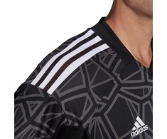 Adidas Vyriški marškinėliai Condivo 22 Goalkeeper Jersey Short Sleeve juoda HB1619 (L)