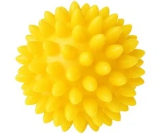 AM Tullo Kamuolys Fizjo Spiky do masażu i rehabilitacji 5,4 cm Tullo geltona REF855