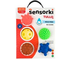 AM Tullo Sensoriniai kamuoliukai be skylučių TULLO 5 vnt.