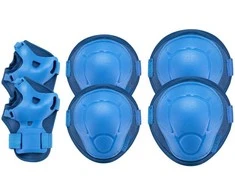 Spokey Vaikiškų apsaugų rinkinys - 944682 - Mėlynas - M dydis