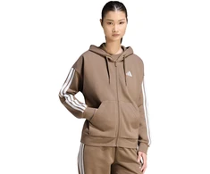 Bluza damska adidas Essentials 3-Stripes Full-Zip Fleece Hoodie jasny ruda KF6273 (S)