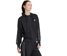 Bluza damska adidas Seasonal Essentials Animal Print 3-Stripes Full-Zip Hooded juoda KS8002 (2XL)