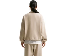 Bluza damska Nike Studio Fleece kreminė IM8082 236 (XL)