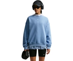 Bluza damska Nike Studio Fleece mėlyna IM8082 486 (XL)