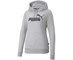Bluza damska Puma ESS Logo Hoodie TR pilka 586791 04 (2XL)