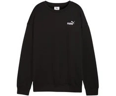 Bluza damska Puma ESS Small No. 1 Logo Relaxed Crew juoda 633268 01 (XL)