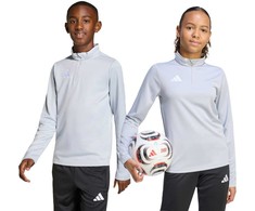 Bluza vaikams adidas Entrada 26 Training Top jasnoszara JZ6637 (140cm)
