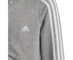 adidas Essentials 3 Dryžiai Džemperis su Gobtuvu ir Pilnu Užtrauktuku Vaikiškas IC3635