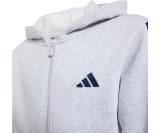 Bluza vaikams adidas Essentials Full-Zip Hoodie jasnoszara KQ9050 (164cm)