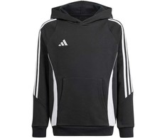 Bluza vaikams adidas Tiro 24 Hooded Sweat juoda IJ5611 (140cm)