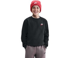 Vaikiškas džemperis Nike Sportswear Club Fleece, juodas
