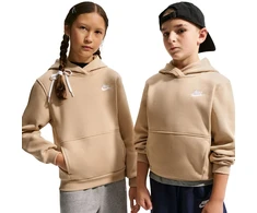 Bluza vaikams Nike Sportswear Club Fleece smėlio sp. FD3000 286 (XL)