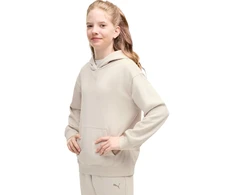 Bluza vaikams Puma ESS Centered Cat Logo Relaxed Hoodie smėlio sp. 692973 82 (152cm)