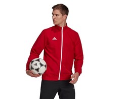 Adidas Entrada 22 Presentation Jacket raudonas vyriškas megztinis H57536 (L)
