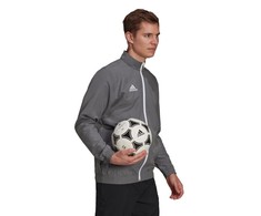 Adidas Entrada 22 Presentation Jacket pilkas vyriškas megztinis H57535 (S)