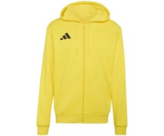 Vyriškas adidas Entrada 26 džemperis su gobtuvu ir pilnu užtrauktuku Geltonas KF8964
