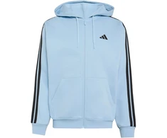 Bluza vyriška adidas Essentials 3-Stripes Fleece Full-Zip Hoodie melsva KY4143 (2XL)
