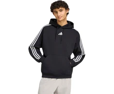 Bluza vyriška adidas Essentials 3-Stripes Fleece Hoodie juoda KY6602 (XL)