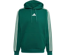 Bluza vyriška adidas Essentials 3-Stripes Fleece Hoodie žalia KZ1413 (L)