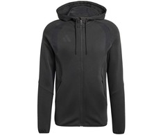 Vyriškas adidas Tiro 26 kelioninis džemperis su gobtuvu, juodas KF6075