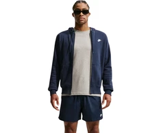 Bluza vyriška Nike Club BB FZ Hoodie tamsiai mėlyna FN3861 451 (S)