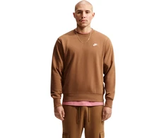 Bluza vyriška Nike Club FT jasny ruda FN3888 270 (XL)