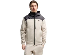 Bluza vyriška Puma Tech Material Mix Full-Zip Hoodie smėlio sp. 694490 82 (XL)
