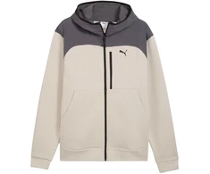 Bluza vyriška Puma Tech Material Mix Full-Zip Hoodie smėlio sp. 694490 82 (XL)