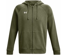 Vyriškas džemperis su gobtuvu Under Armour Rival Fleece, chaki