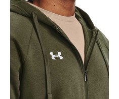 Vyriškas džemperis su gobtuvu Under Armour Rival Fleece, chaki