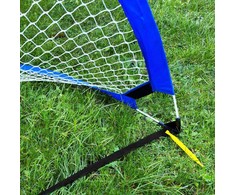Smj Išskleidžiami futbolo treniruočių vartai – mėlyni (D) 183x104x104 cm